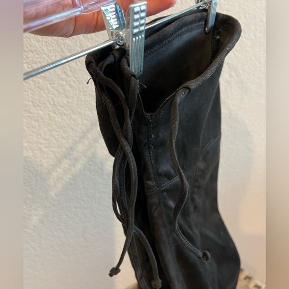 NWOT Unisa Black Over the Knee Boots size 5.5 - Picture 7 of 9